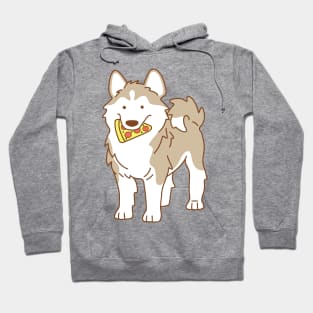 Husky and Pizza Hoodie